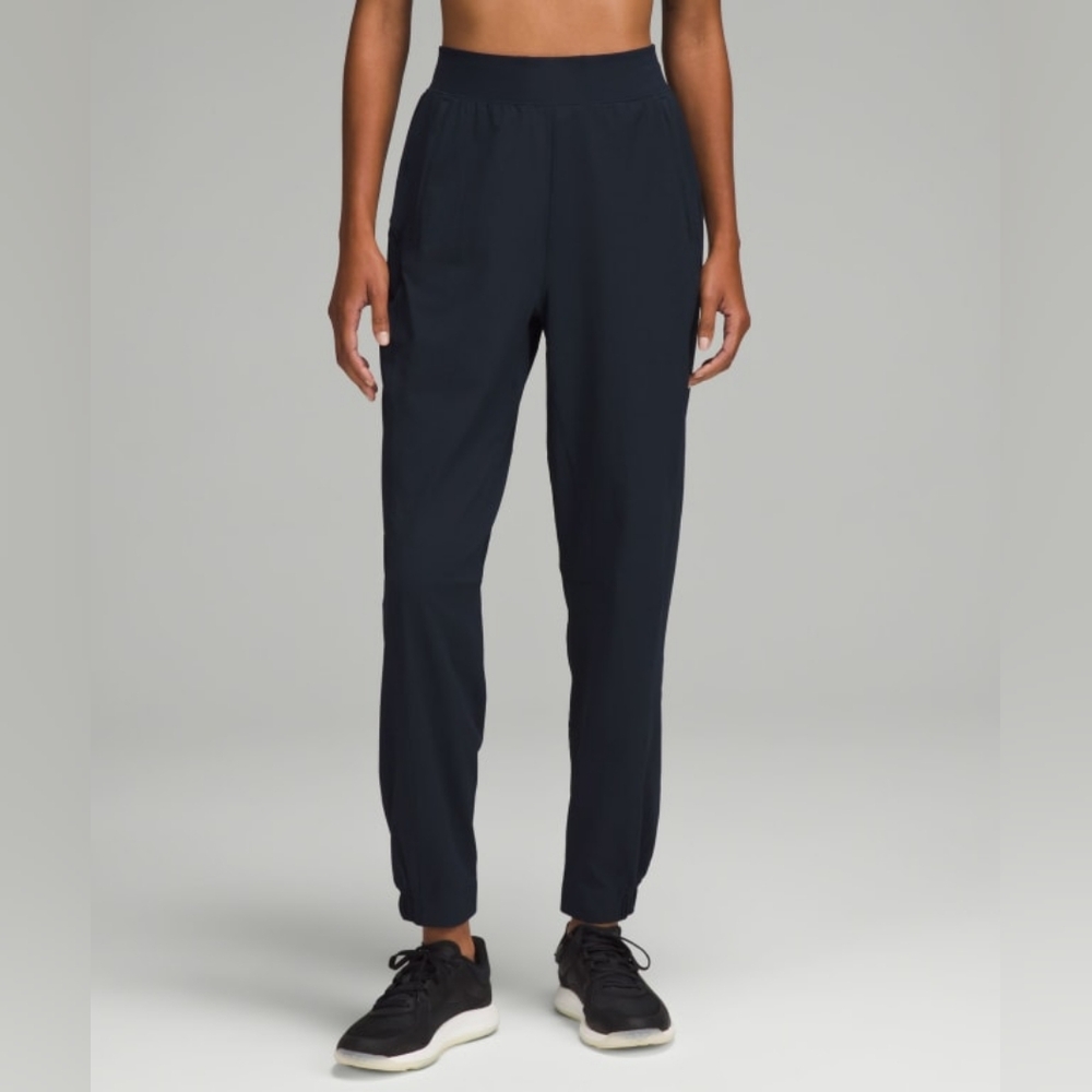 Lululemon Black Track Pants Relaxed Fit Tapered Design